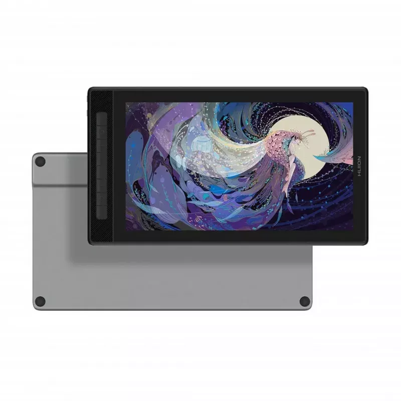 Mesa digitalizadora HUION Kamvas Pro 16 GT1602 39,8 cm (15,7 polegadas) ecrã IPS 2.5K, 8192 níveis de pressão, 8 teclas programáveis, USB-C/HDMI