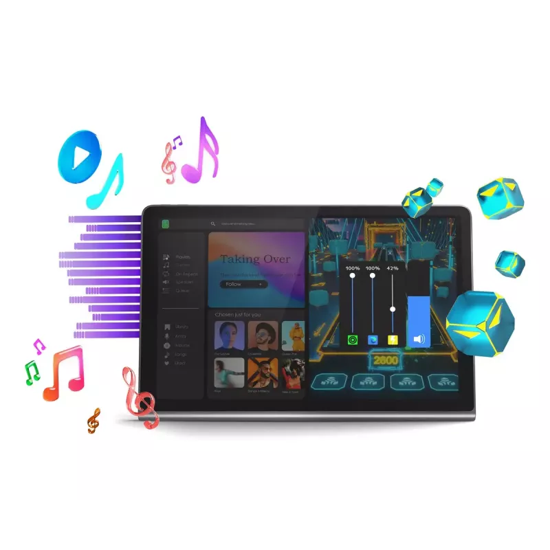 Tablet Lenovo Tab Plus 11.5 polegadas Luna Grey, MediaTek Helio G99, 8 GB RAM, 128 GB, Android 14, 11.5 polegadas 2000×1200 90 Hz