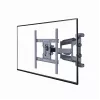Gembird WM-75ST-01 suporte de parede articulado para TV de 32–75 polegadas, VESA 600×400, máx. 45,5 kg, inclinação -5°–8°, rotação ±50°, aço, preto