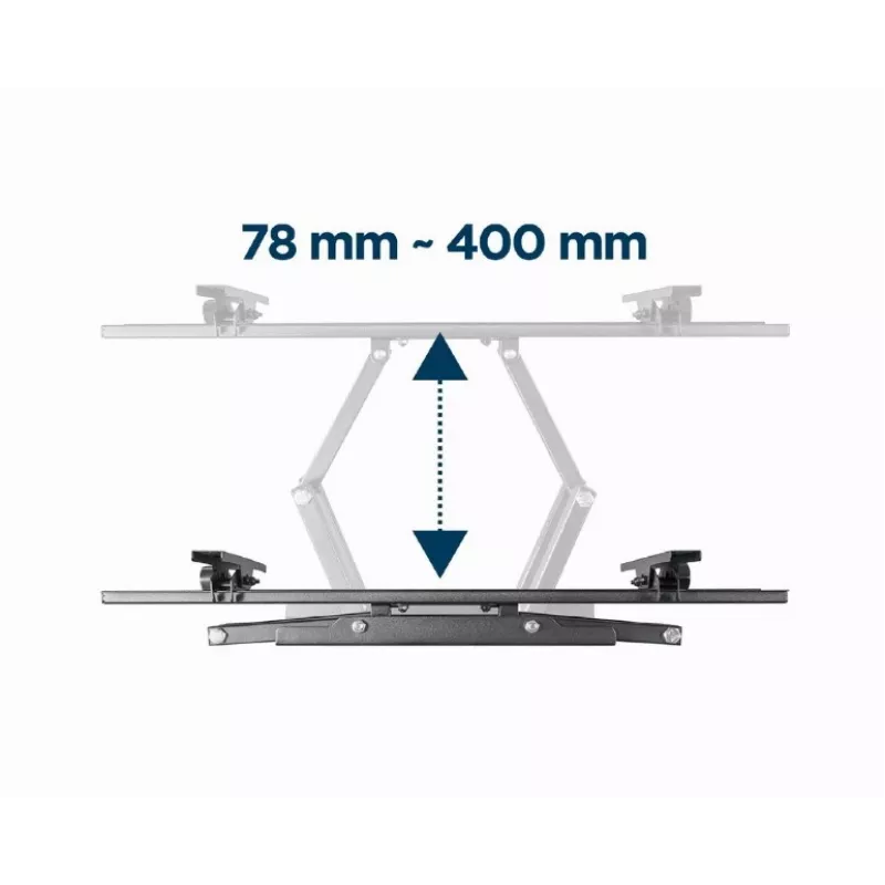 Suporte de parede para TV GEMBIRD WM-70ST-01 para ecrãs de 37