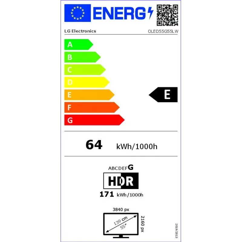 LG OLED evo AI OLED55G51LW TV 139,7 cm (55
