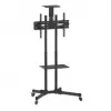 Suporte móvel para TV e monitor MANHATTAN 461238, móvel, preto, altura 1803 mm, VESA 200x200–600x400, máx. 50 kg