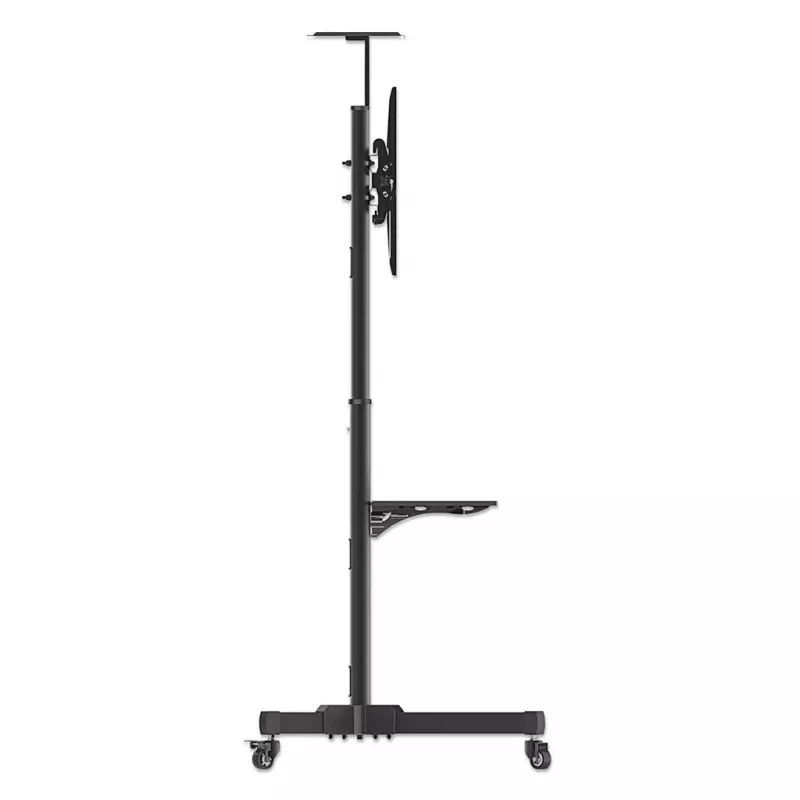 Suporte móvel para TV e monitor MANHATTAN 461238, móvel, preto, altura 1803 mm, VESA 200x200–600x400, máx. 50 kg