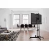 Suporte móvel para TV e monitor MANHATTAN 461238, móvel, preto, altura 1803 mm, VESA 200x200–600x400, máx. 50 kg