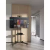 Suporte móvel para TV e monitor MANHATTAN 461238, móvel, preto, altura 1803 mm, VESA 200x200–600x400, máx. 50 kg