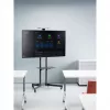 Suporte móvel para TV e monitor MANHATTAN 461238, móvel, preto, altura 1803 mm, VESA 200x200–600x400, máx. 50 kg