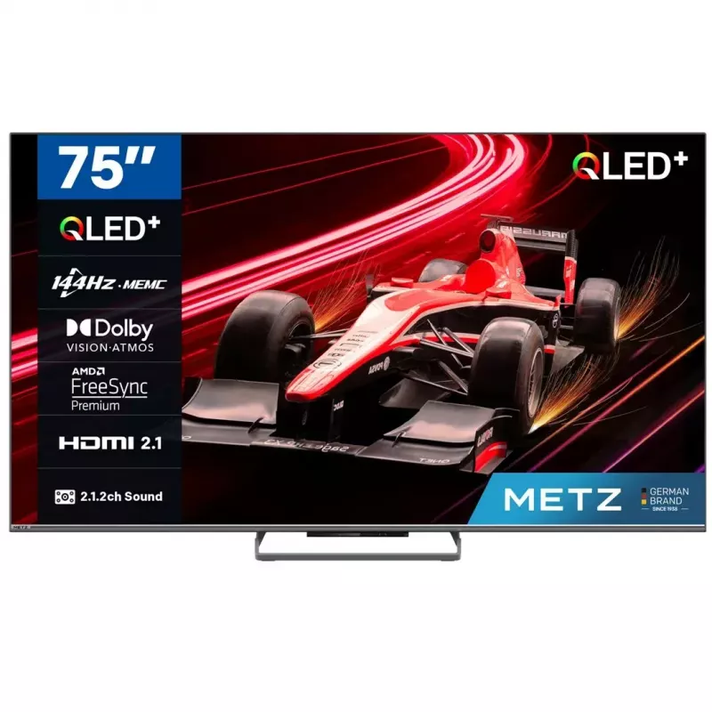 Televisor METZ QLED 75MQE8000Z 75 polegadas ecrã QLED resolução 4K