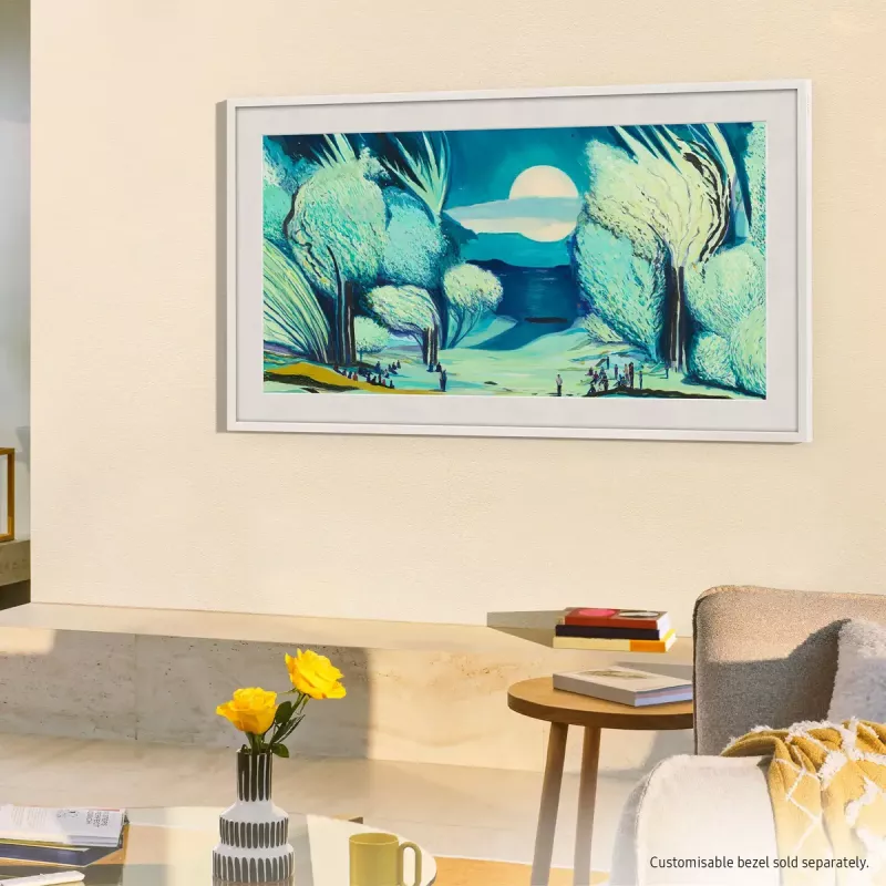 Televisor Samsung QE65LS03FAUXXH 65 polegadas The Frame QLED 4K HDR Smart TV, 3840×2160, Tizen, 120Hz