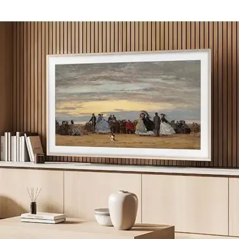 Televisor Samsung QE65LS03FAUXXH 65 polegadas The Frame QLED 4K HDR Smart TV, 3840×2160, Tizen, 120Hz
