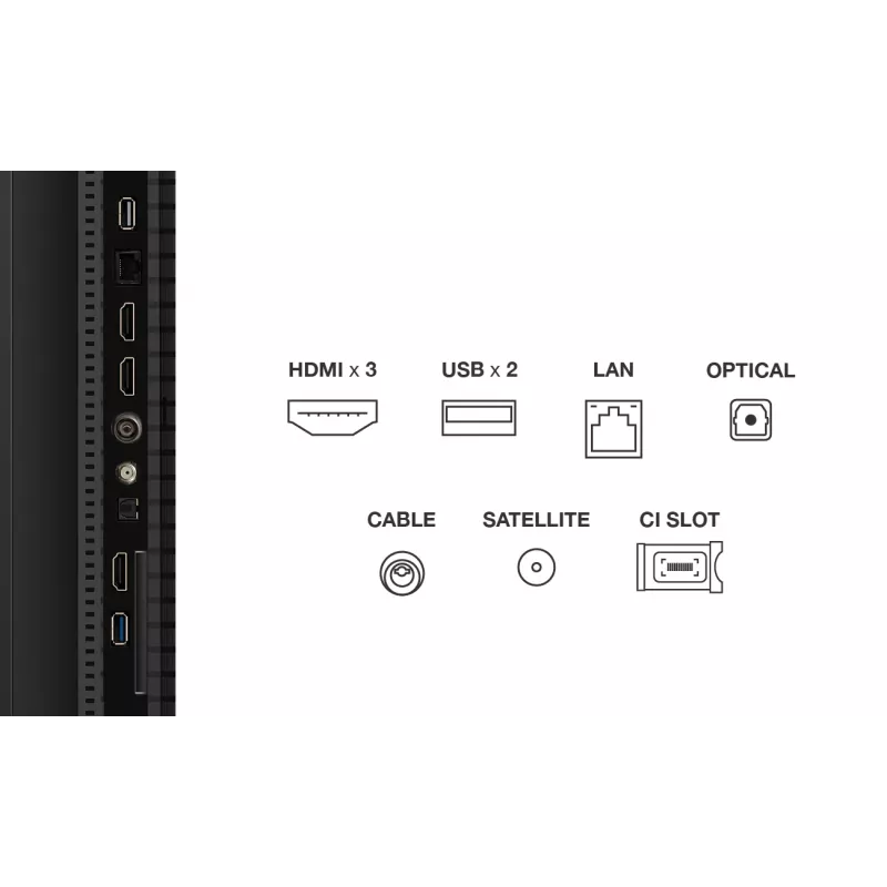 TV TCL P79K 50 polegadas QLED 4K (127 cm) 3840 x 2160, Google TV, HDR10+, HDMI 2.1, 3xHDMI, Wi‑Fi, Bluetooth