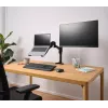 Suporte de secretária TRUST Mara suporte para monitor de braço duplo para 2 ecrãs até 32 polegadas – mola a gás, VESA 75x75–100x100, máx. 16 kg, grampo, preto