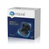 Amplificador de som Haxe JH-A39 In-Ear, recarregável, amplificação 35 dB, 400–4500 Hz, 6 níveis de volume, estojo de carregamento