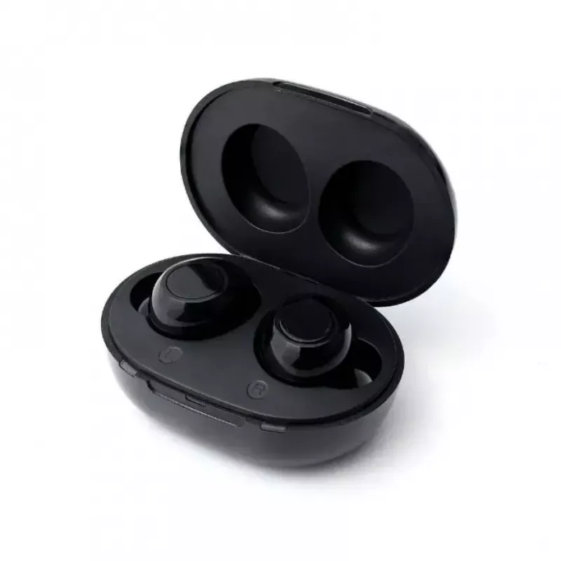 Amplificador de som Haxe JH-A39 In-Ear, recarregável, amplificação 35 dB, 400–4500 Hz, 6 níveis de volume, estojo de carregamento