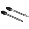 Manómetro analógico YATO YT-73022 0–20 bar, mostrador de 75 mm, aço carbono, mangueira de 0,5 m, 4 adaptadores de latão, mala de transporte
