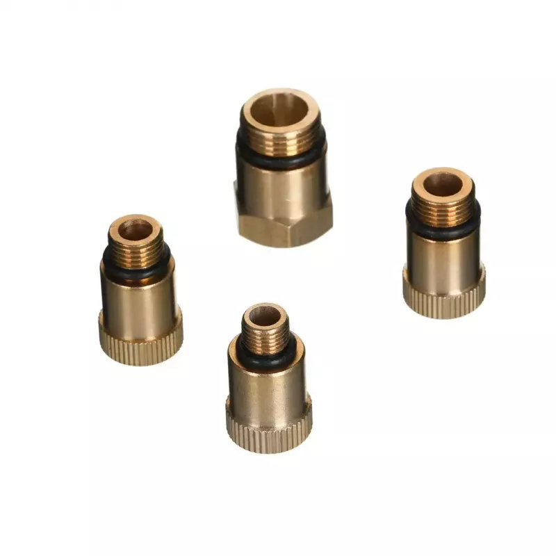 Manómetro analógico YATO YT-73022 0–20 bar, mostrador de 75 mm, aço carbono, mangueira de 0,5 m, 4 adaptadores de latão, mala de transporte
