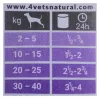 4VETS Natural Gastro Intestinal comida húmida para cães, 400 g