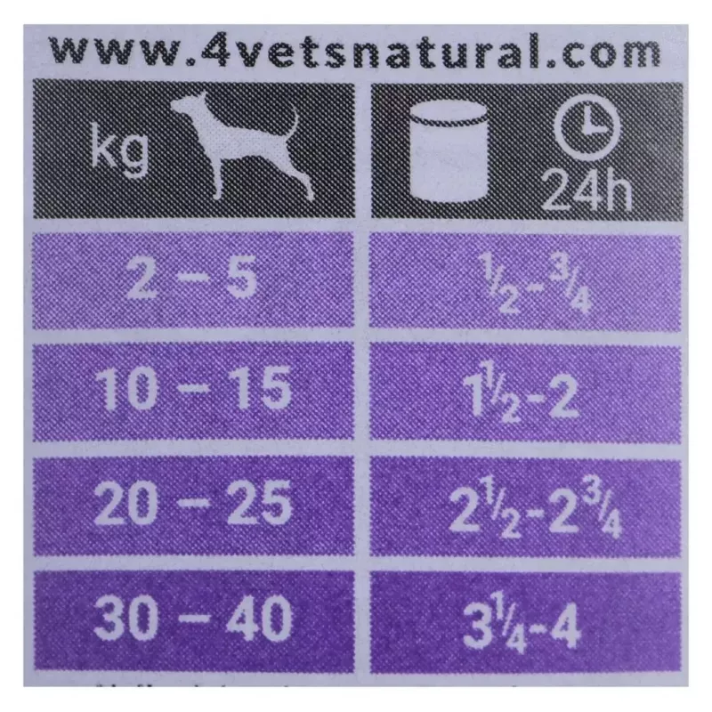 4VETS Natural Gastro Intestinal comida húmida para cães, 400 g