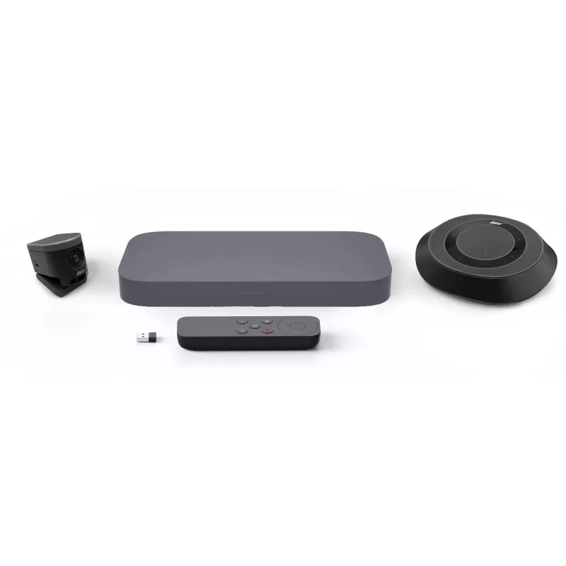 Kit de videoconferência ASUS Google Meet GQE20A-G5003UN Small/Medium Room Kit, câmara ePTZ UHD, altifalante mãos-livres, consola tátil