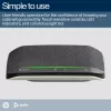 Coluna HP Poly Sync 10 + cabo USB-A para USB-C, PC, preto, 0,715 m, Windows 10, Windows 11, MacOS, 100–7800 Hz