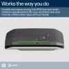 Coluna HP Poly Sync 10 + cabo USB-A para USB-C, PC, preto, 0,715 m, Windows 10, Windows 11, MacOS, 100–7800 Hz