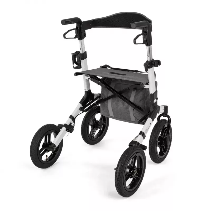 TIMAGO RANGER rollator todo-o-terreno de quatro rodas, prateado