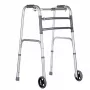 Andarilho VITEA CARE VCBP0031 alumínio, altura ajustável 82–100 cm, largura 600 mm, carga máx. 110 kg, rodas de 12 cm