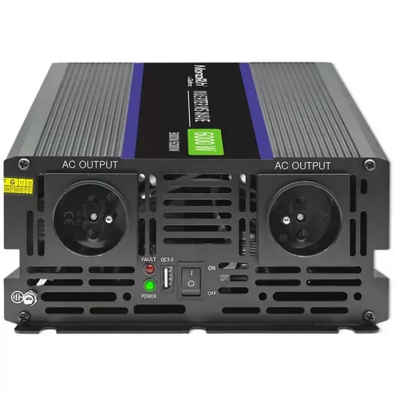 Inversor QOLTEC Monolith 6000 MS 12V para 230V 6000W