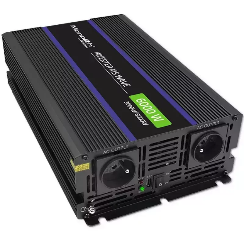 Inversor QOLTEC Monolith 6000 MS 12V para 230V 6000W