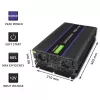 Inversor QOLTEC Monolith 6000 MS 12V para 230V 6000W