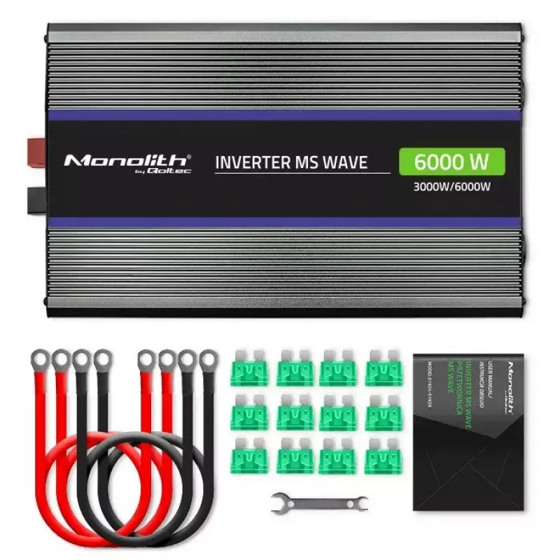 Inversor QOLTEC Monolith 6000 MS 12V para 230V 6000W