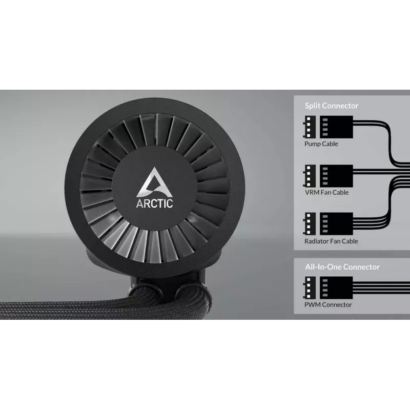 ARCTIC Liquid Freezer III 280 A-RGB - Refrigeração líquida all-in-one para CPU multi-compatível com A-RGB
