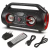 Altifalante portátil Bazooka Audiocore AC875, preto