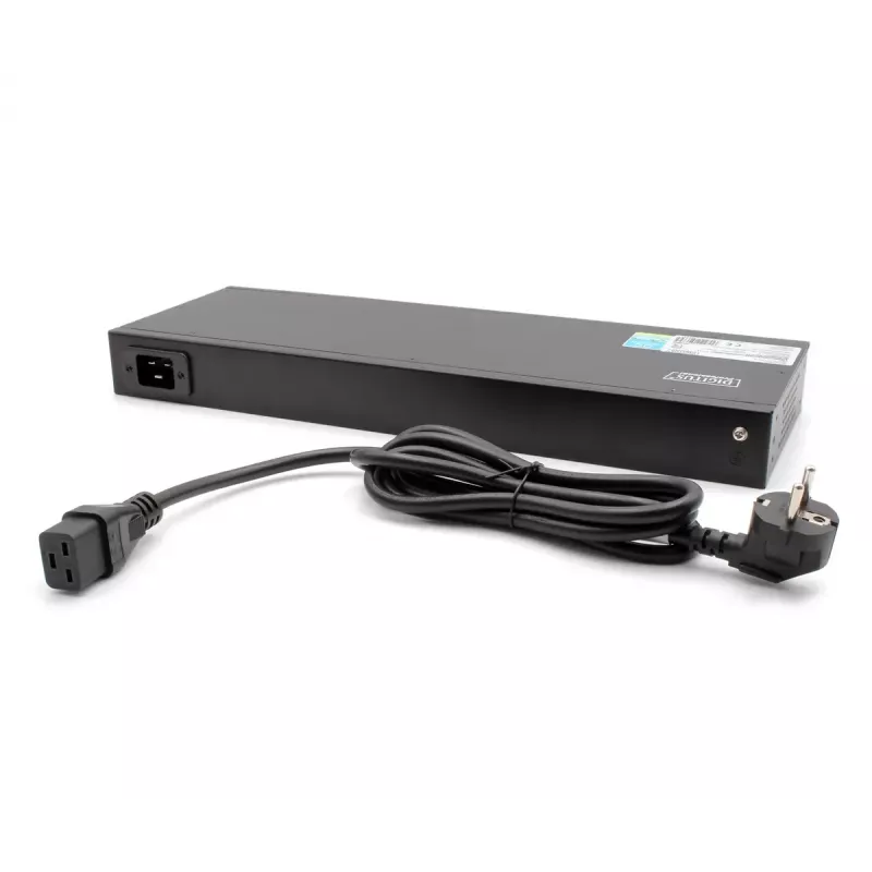 Unidade de distribuição de energia PDU Digitus DN-DP-H-1-8C13 1U preto 16A