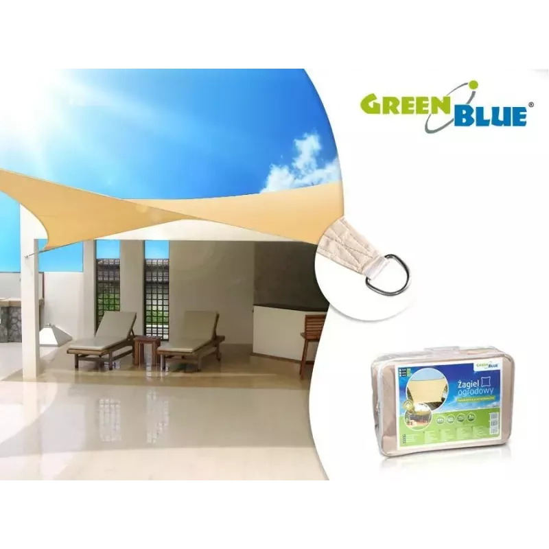 Guarda-sol GreenBlue GB504 4x4 m creme