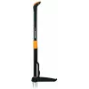 Saca-ervas de cabo longo em aço Fiskars Xact 100 cm 1020126 – removedor de ervas manual ergonómico