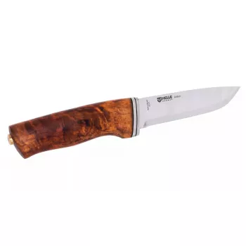 Faca de sobrevivência fixa HELLE Alden #76 — lâmina de 10,4 cm, espiga completa