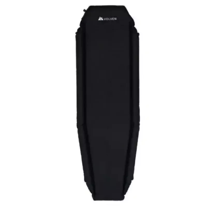 Colchonete Volven autogonfiável Ultralight Plus preto — colchonete de campismo leve e compacto
