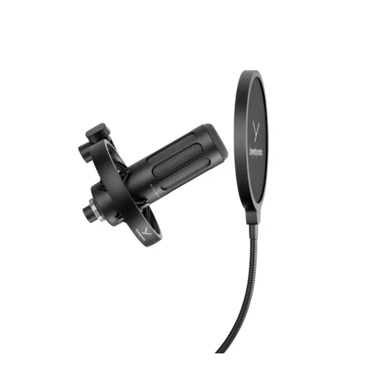 Microfone dinâmico de broadcast Beyerdynamic M 70 PRO X — com fios, resposta de frequência otimizada para voz