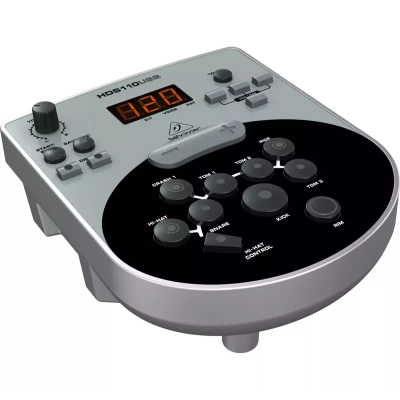 Behringer XD8USB bateria eletrónica, preto