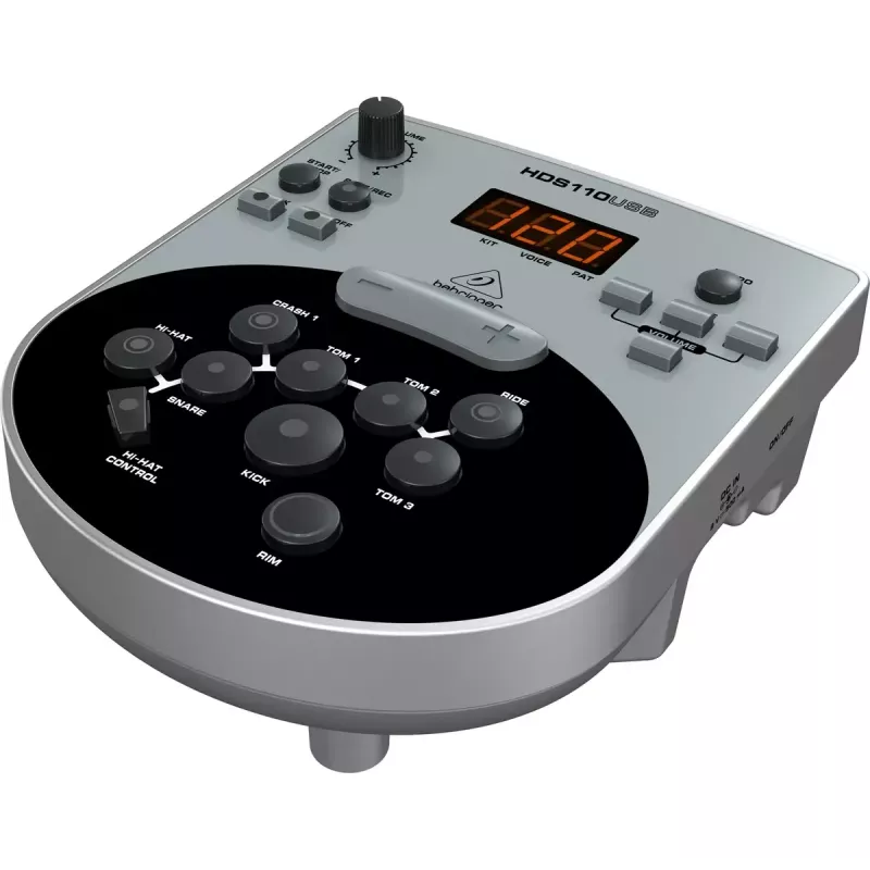 Behringer XD8USB bateria eletrónica, preto