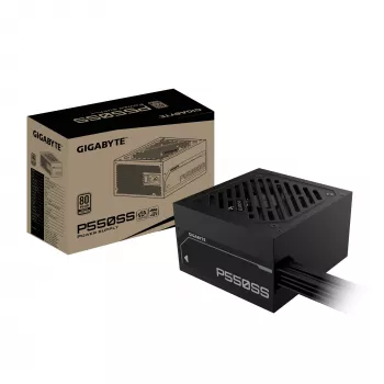 Fonte de alimentação GIGABYTE P550SS – PCIe 5.0, 80 PLUS Silver, 120mm GP-P650SS EU