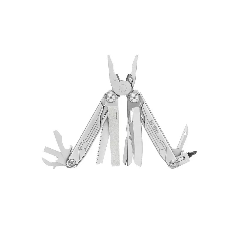 Multiferramenta Nextool Flagship Captain NE20214 — design compacto em aço inoxidável