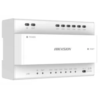 Distribuidor de vídeo Hikvision DS-KAD706Y-S 6 canais 1HE montagem em rack