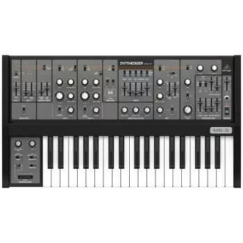 Sintetizador analógico Behringer MS-5 — polifonia de 32 vozes, 37 teclas