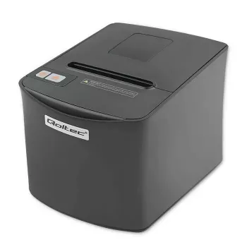 Impressora térmica de etiquetas QOLTEC 50256 com interface USB – impressora POS compacta