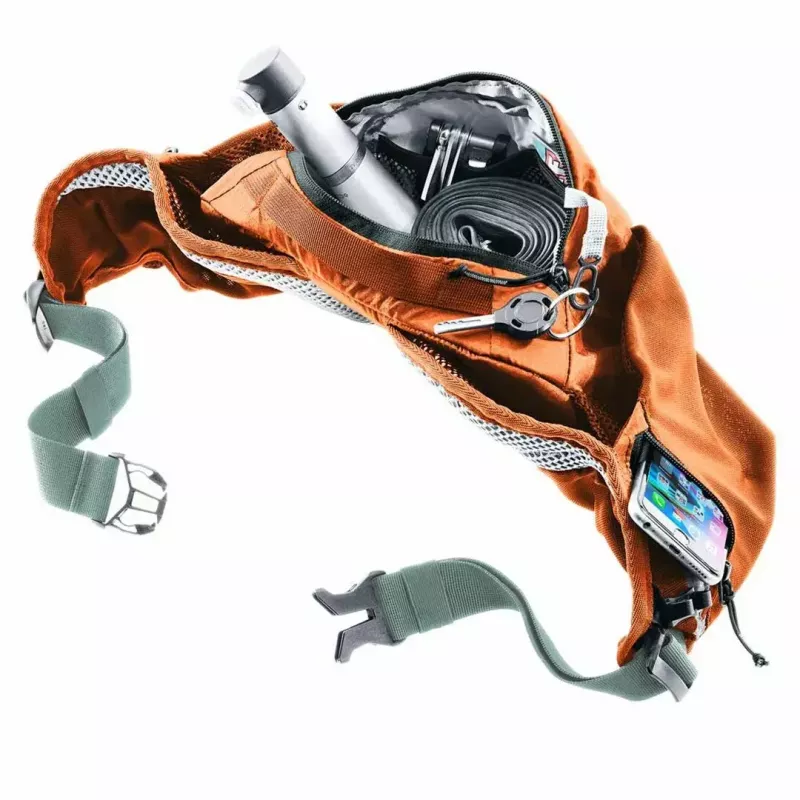 DEUTER Bolsa de cintura Pulse 3 cinto ajustável — bolsa de cintura compacta para atividades ao ar livre