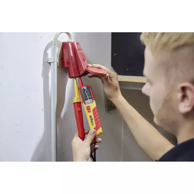 Chave de fendas de teste de tensão Wiha 45217 vermelho amarelo