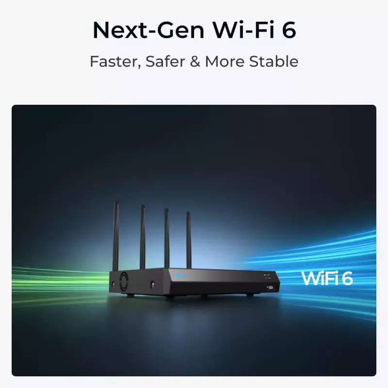 Reolink NVS12W NVR Wi-Fi 6 de 12 canais com suporte 16MP e 2TB HDD