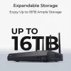 Reolink NVS12W NVR Wi-Fi 6 de 12 canais com suporte 16MP e 2TB HDD