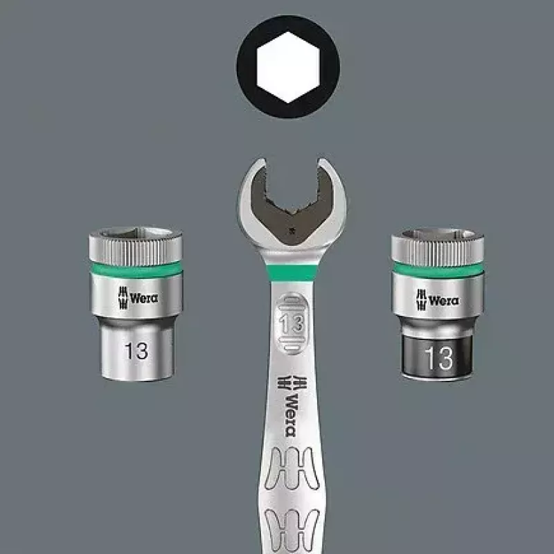 Wera 6005 Joker 4 Set 1 conjunto de chaves de bocas duplas, 4 unid.
